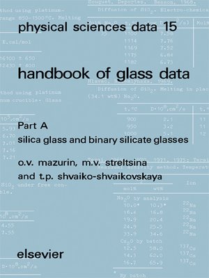 cover image of Silica Glass and Binary Silicate Glasses